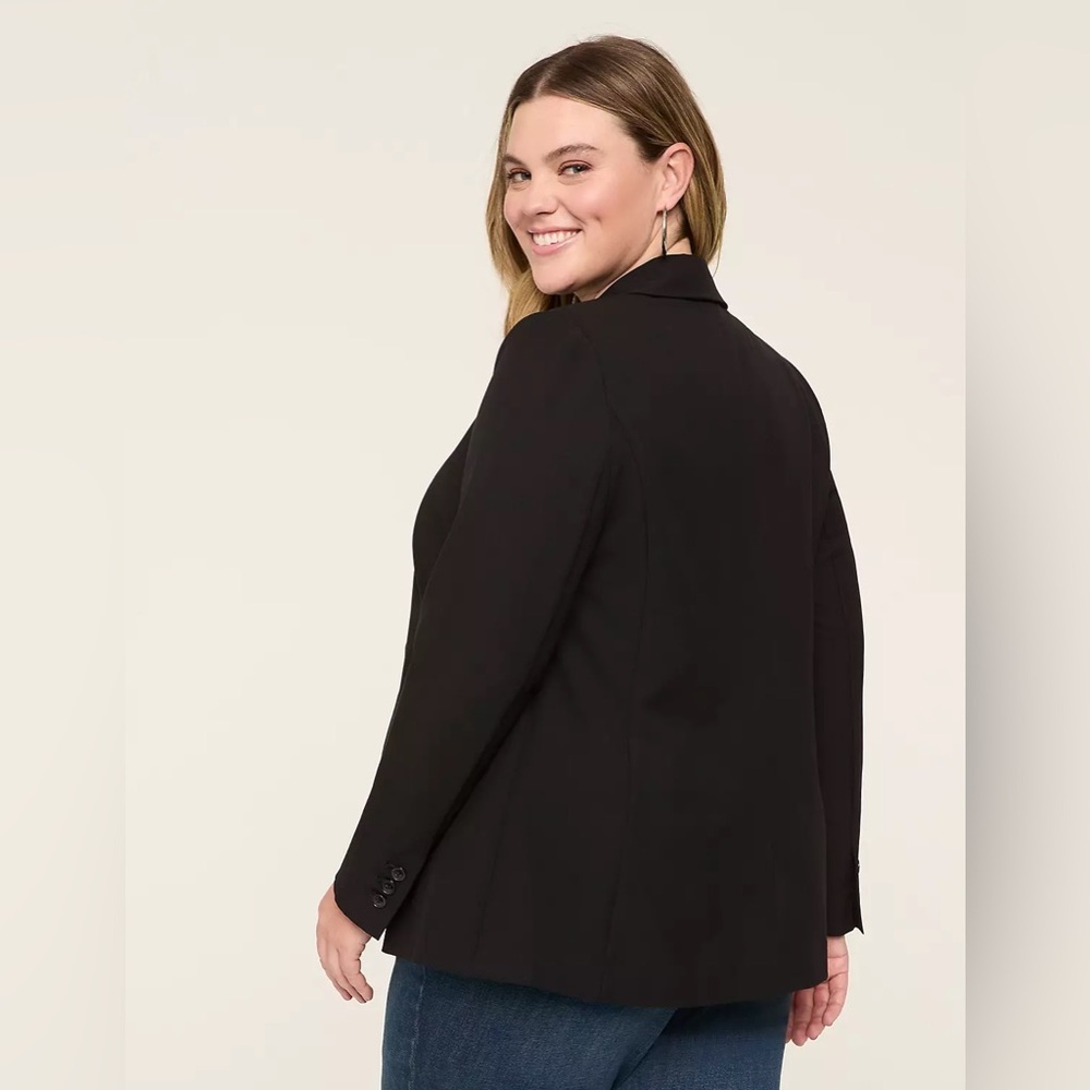 Lane Bryant Perfect Drape Blazer Womens Size 16 Capsule Essential Elegant Office - Picture 4 of 12